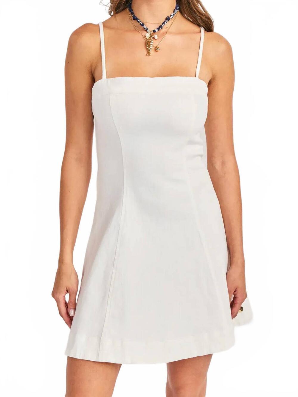NEW SADIE & SAGE clear eyes mini dress in white